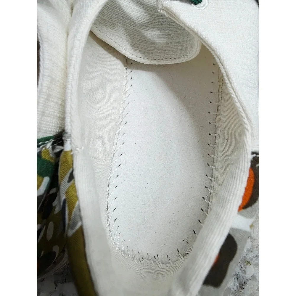 Hey Dude Wendy Funk Chambray White Camo Casual Shoes Women US 9 EU 40 UK 7 NEW‎